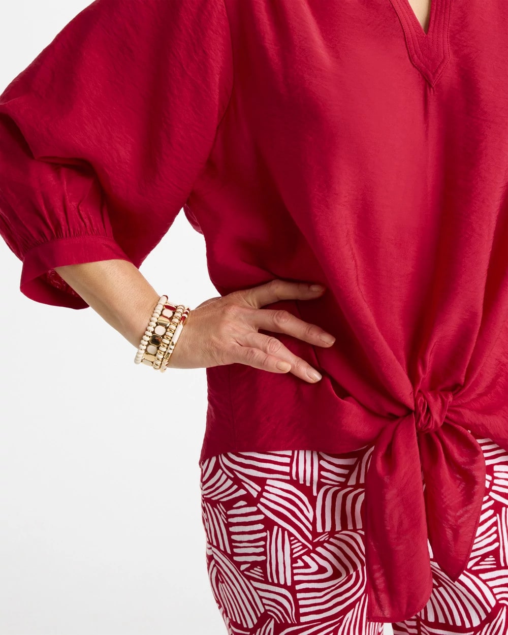 Chico's Special Offer | Tie-Front Top