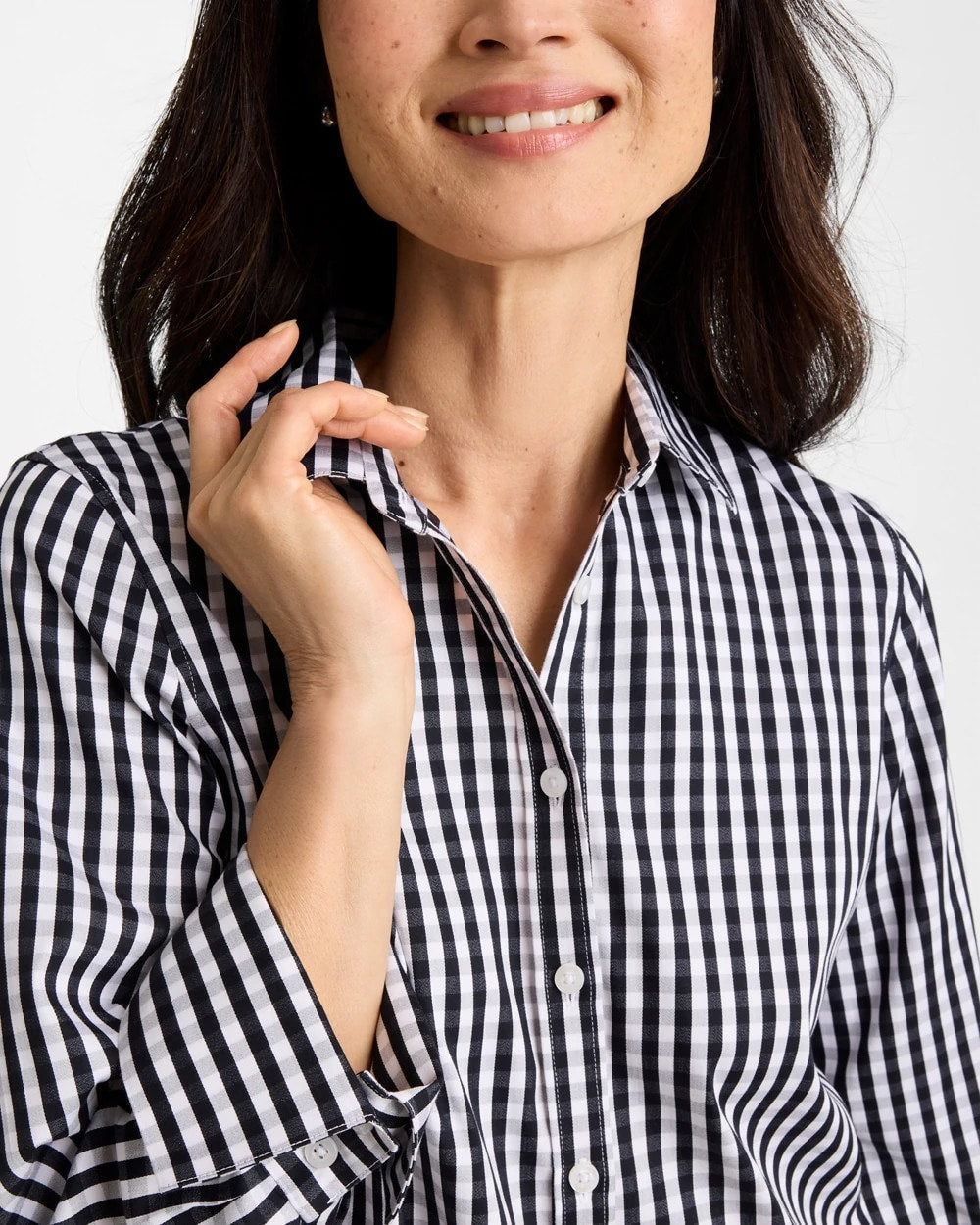 Chico's Featured | No Iron™ Stretch Gingham Shirt