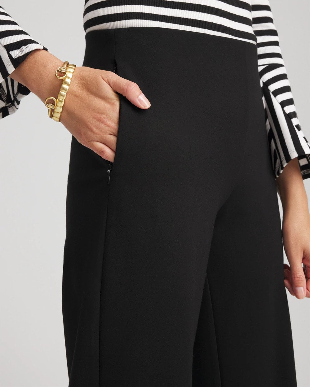 Chico's Latest | Juliet Slim Wide-Leg Cropped Pants