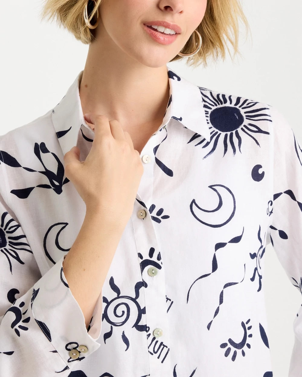 Chico's Customer Favorite | No Iron™ Linen Beach Shirt