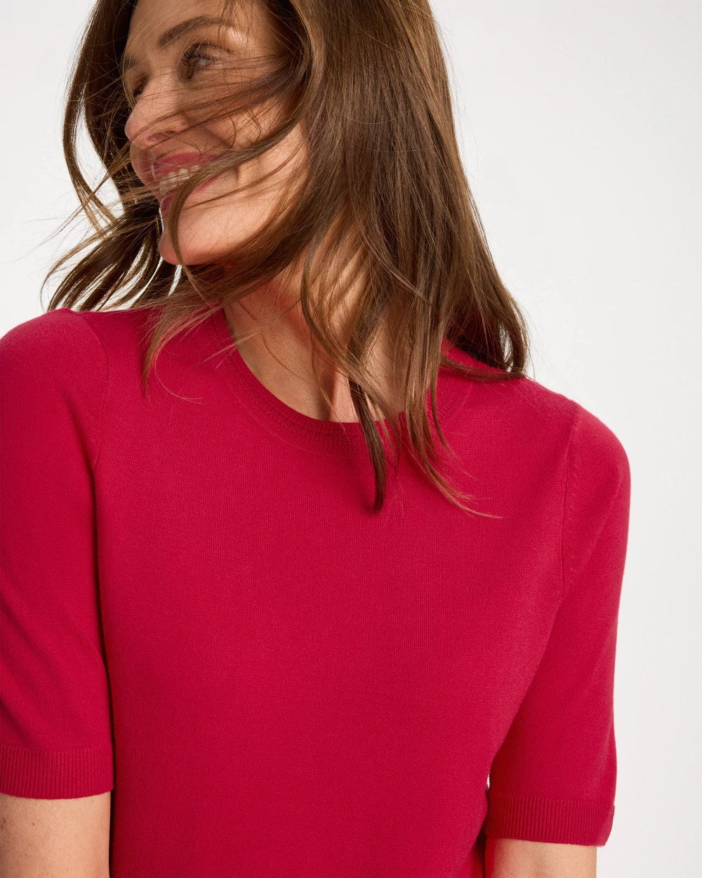 Chico's Signature | Ella Short-Sleeve Sweater