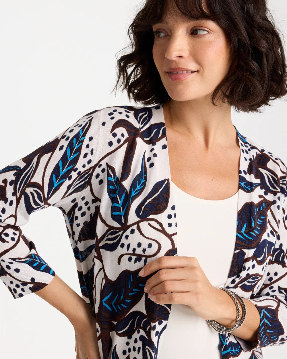 Chico's Sale | Printed Summer Romance Cardigan