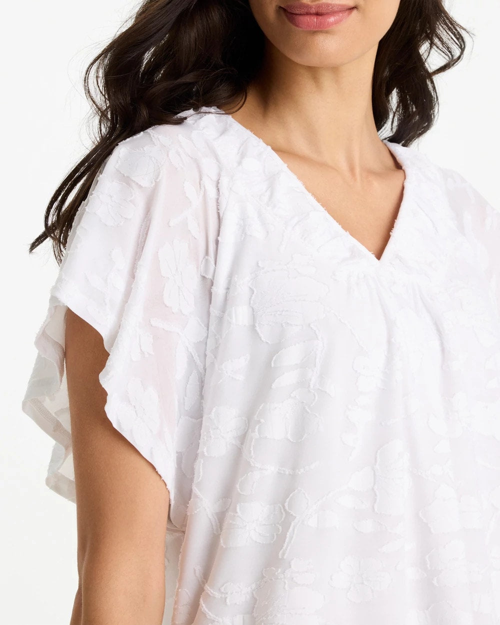 Chico's Classic | Burnout Floral Tee