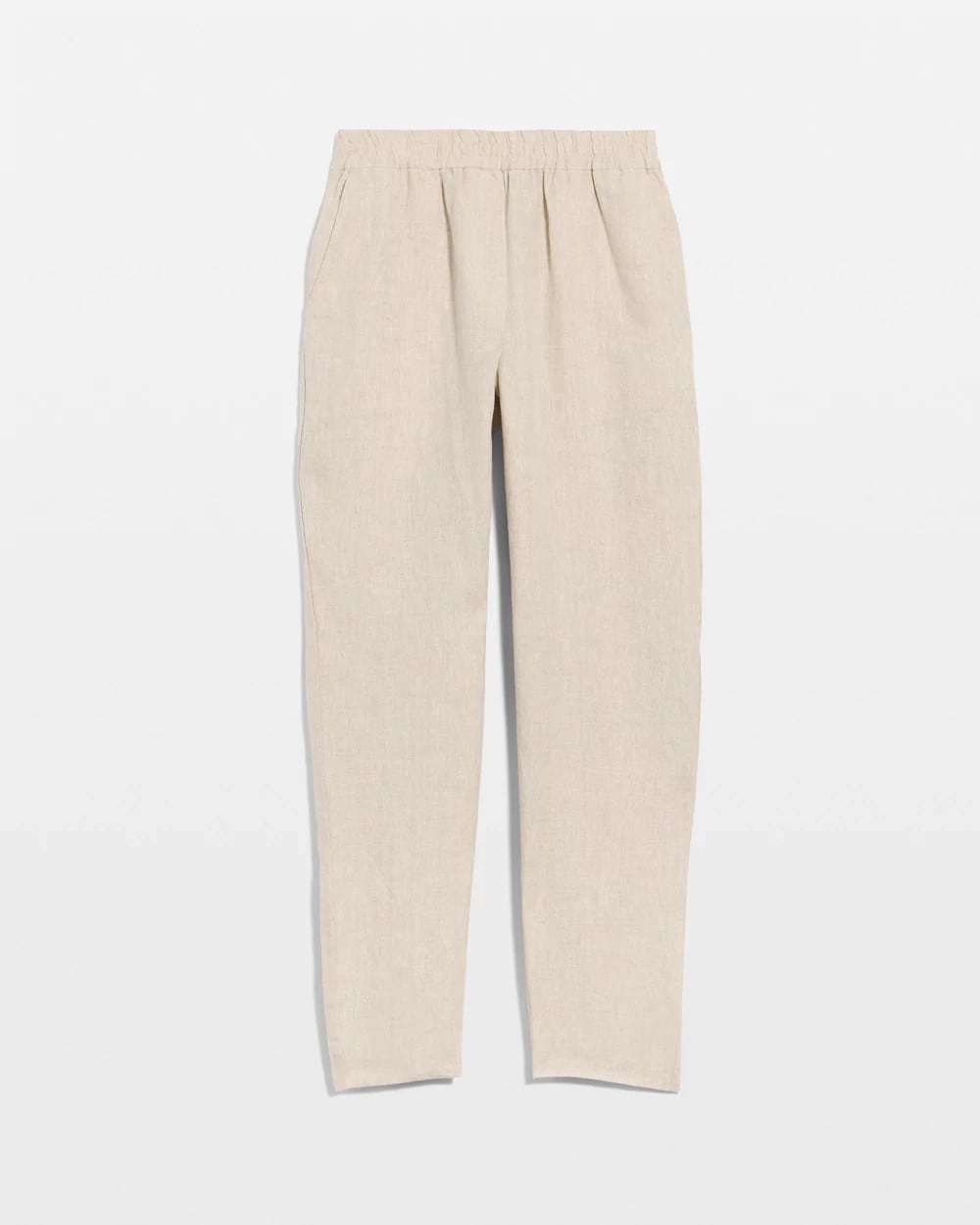 Chico's Classic | Linen Straight Tapered Ankle Pants
