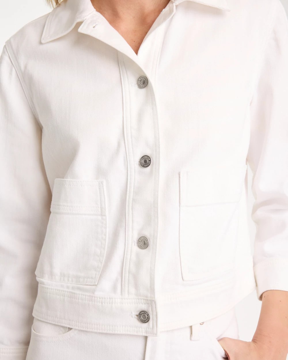Chico's Value | Cropped Denim Trucker Jacket