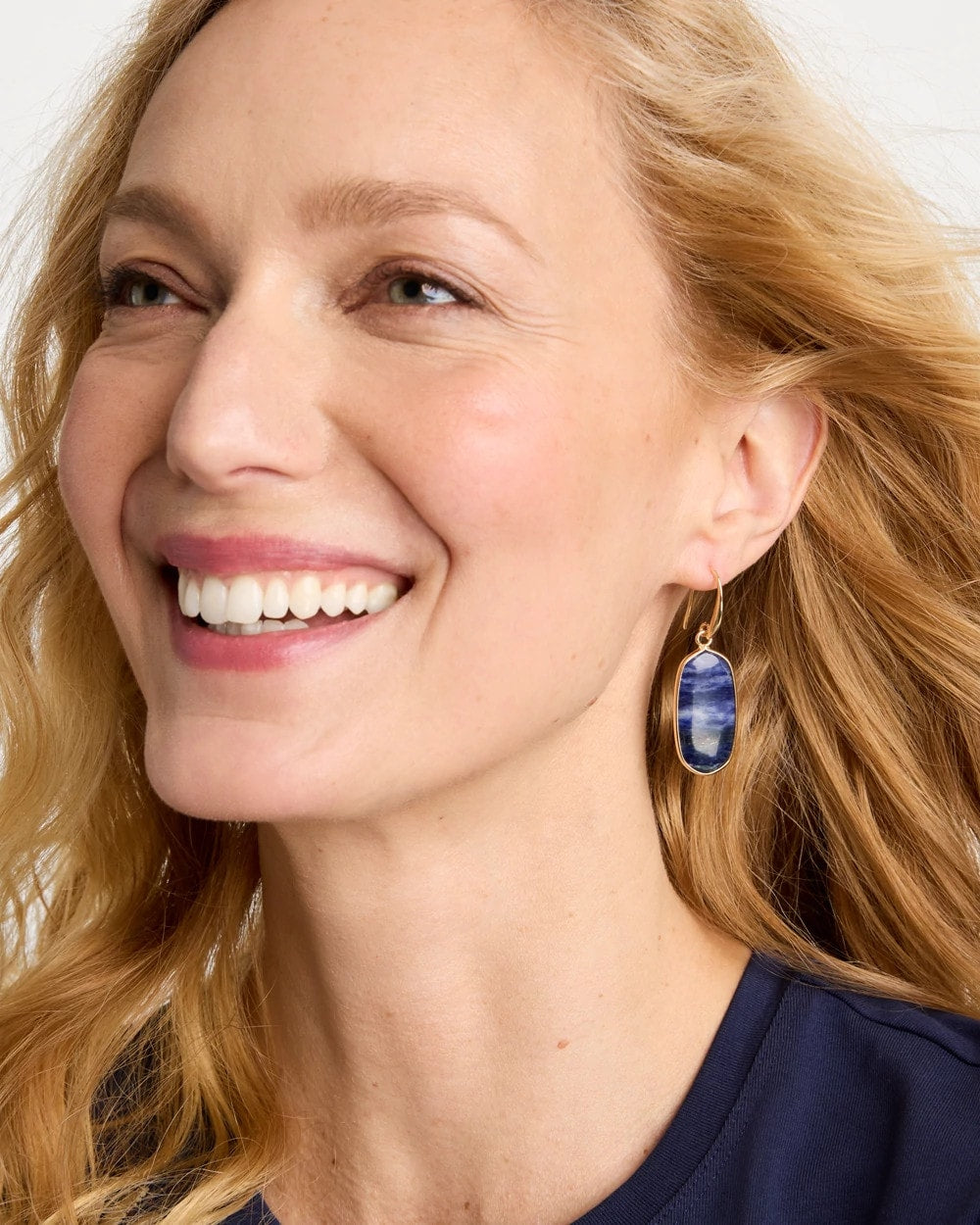 Chico's Trending | Genuine Lapis Lazuli Stone Drop Earrings
