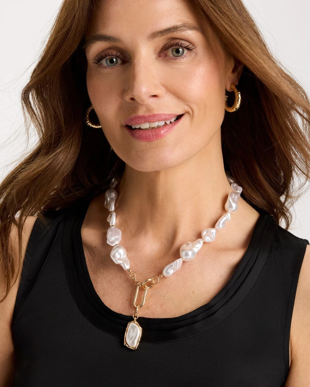 Chico's Signature | Siren Faux Pearl Y-Necklace
