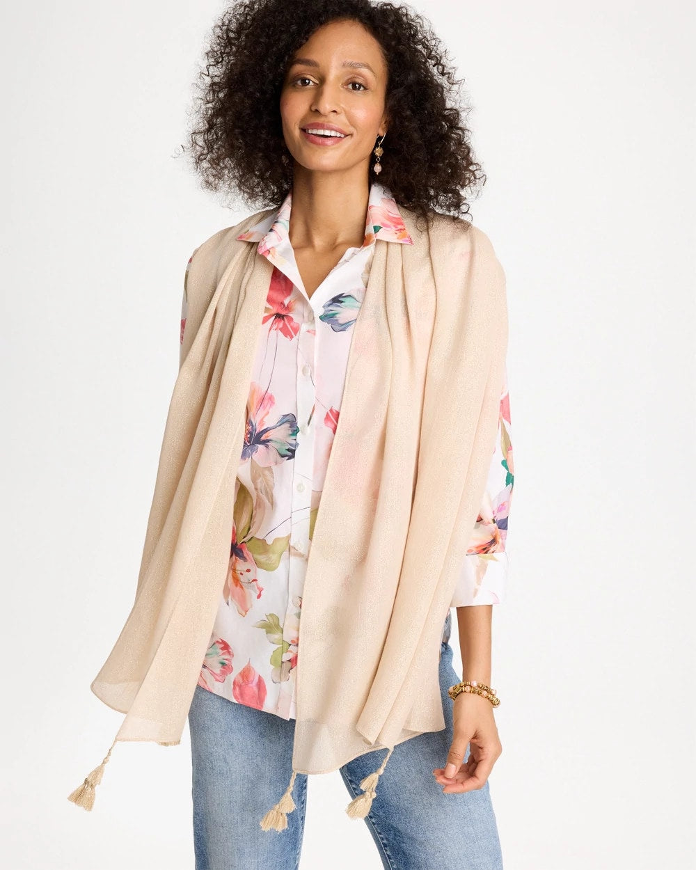 Chico's Best Seller | Lurex Oblong Scarf