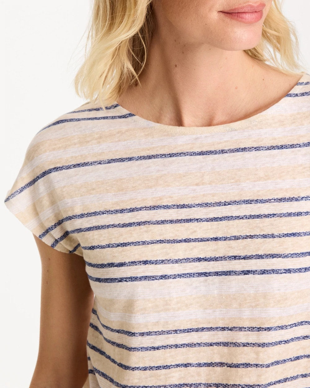 Chico's Featured | Striped Linen Dolman Tee