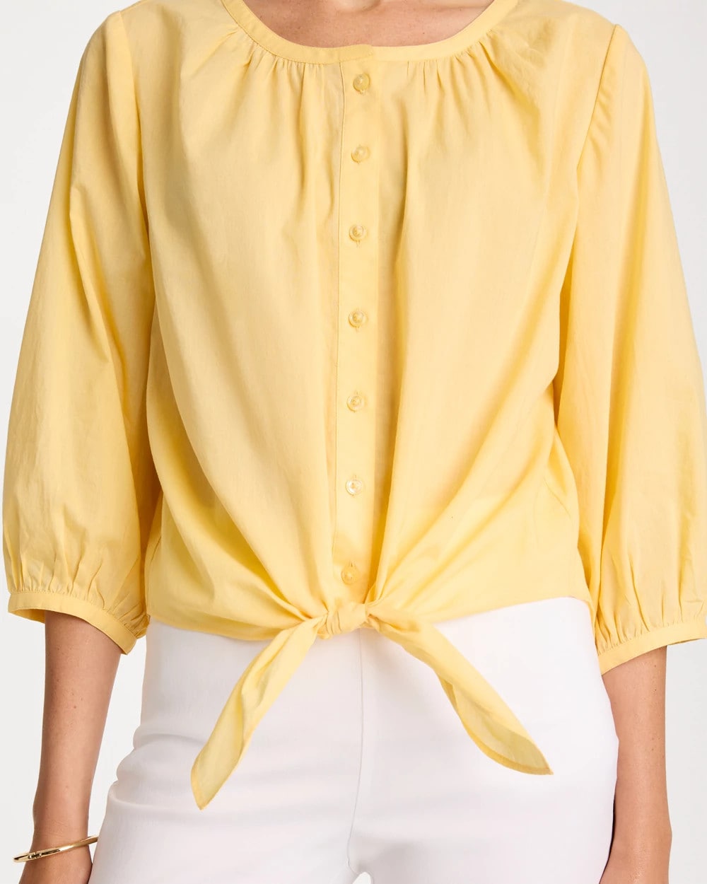 Chico's Hot Sale | Tie-Front Top