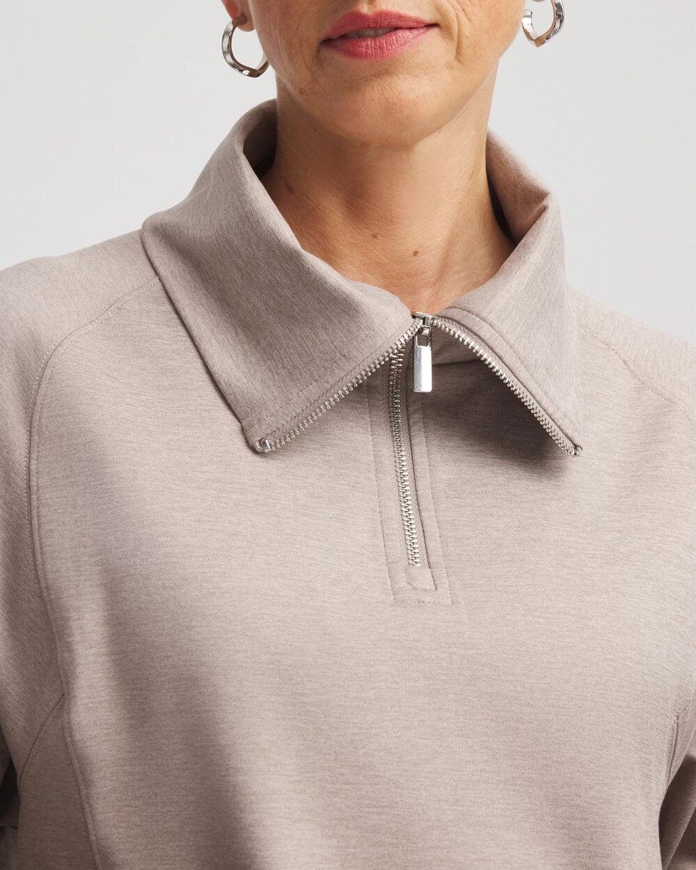 Chico's Discount | Zenergy® Cloud Half-Zip Pullover Top