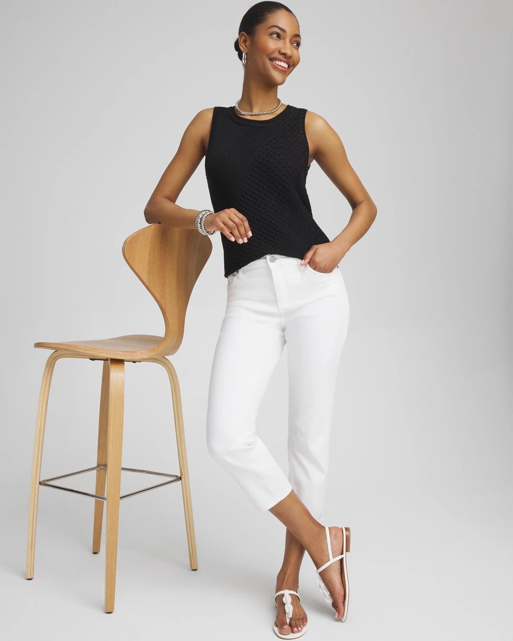 Chico's Premium | No Stain Girlfriend Cropped Jeans