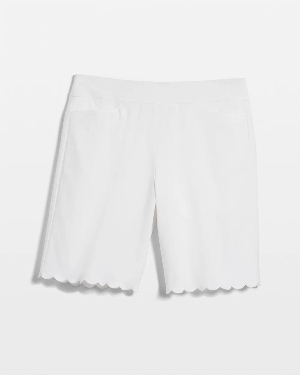 Chico's Smart Buy | Brigitte™ Pull-On Scallop-Hem Shorts