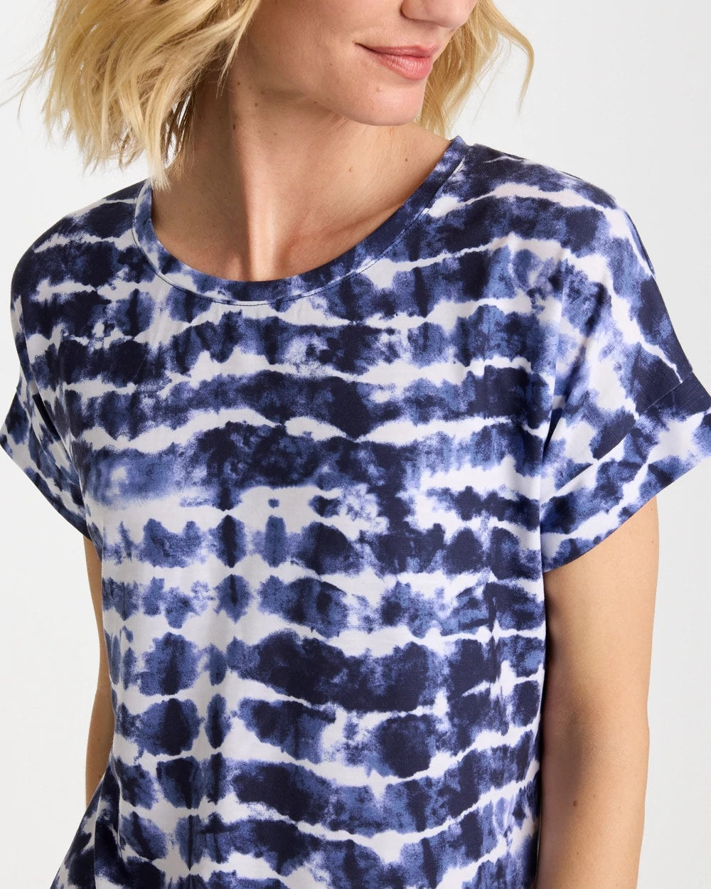 Chico's Best Price | Zenergy® Tie-Dye Scoop-Neck Tee