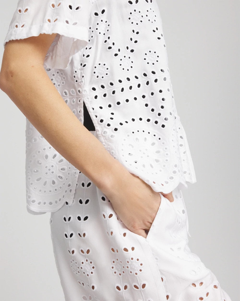 Chico's Classic | Swimsuit Cover-Up Short and Shirt Set