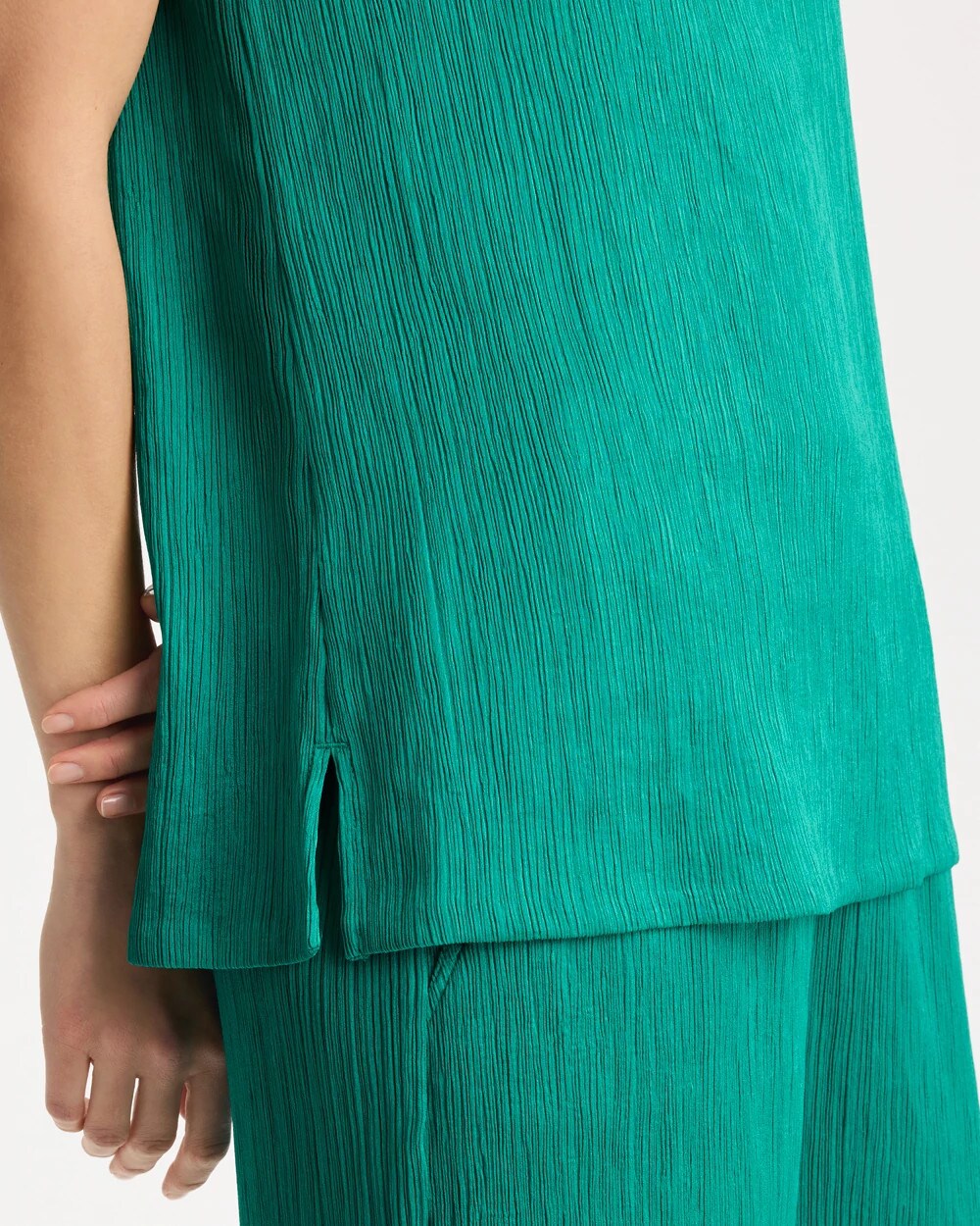 Chico's Quality | Travelers™ Crinkle Textured Tank