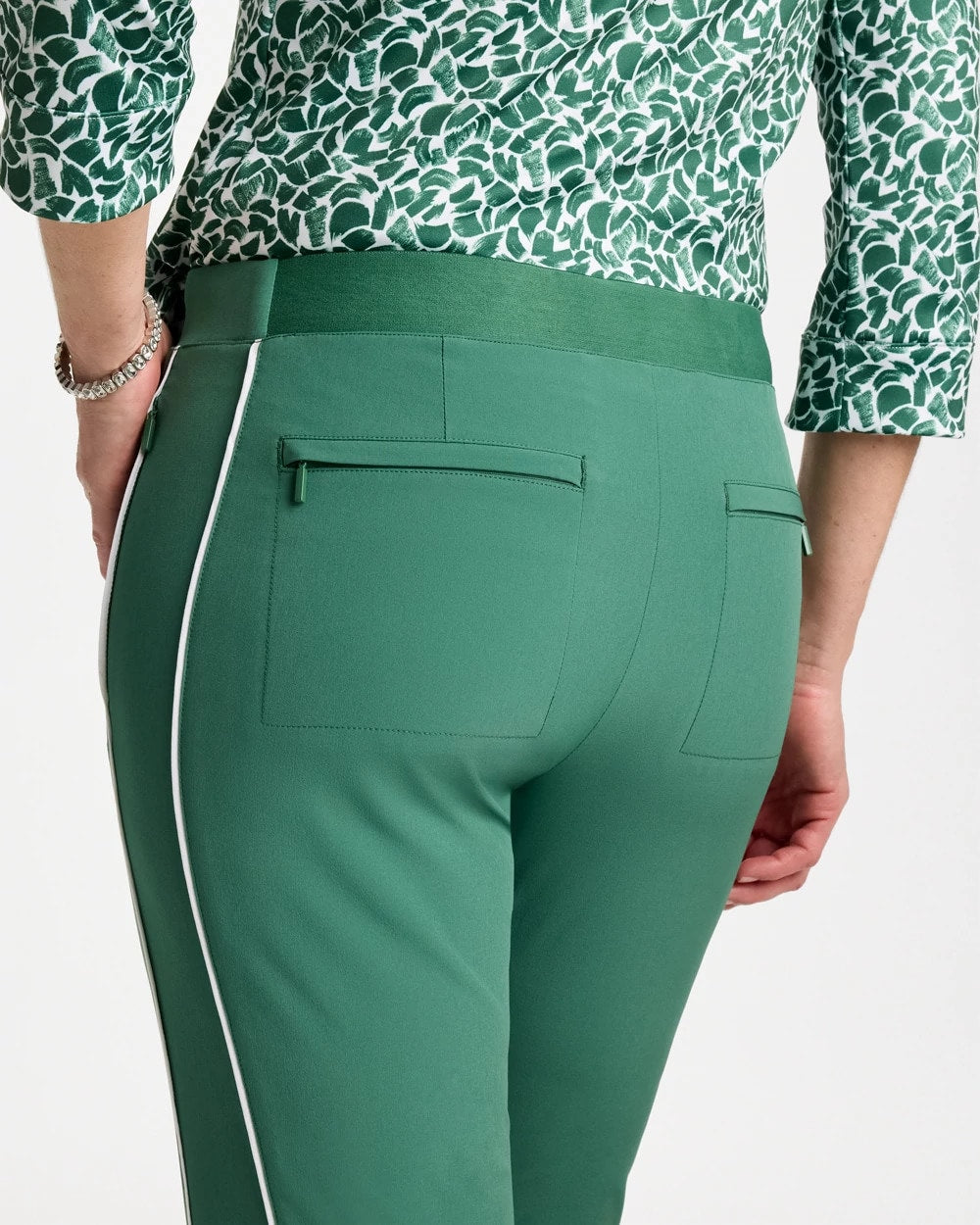Chico's Hot Sale | Zenergy® UPF Side Piping Ankle Pants