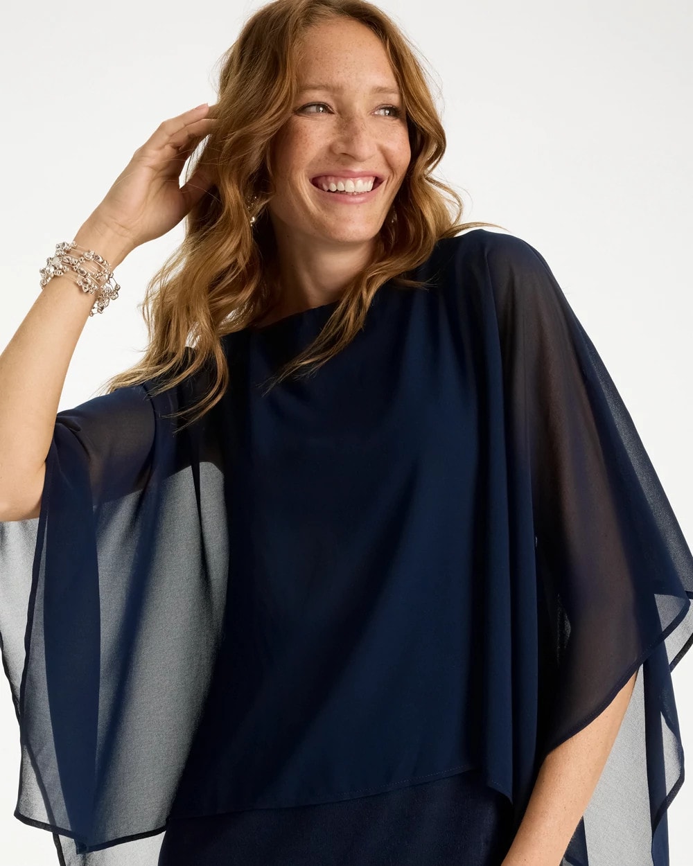 Chico's Trending | Travelers™ Chiffon Layered Top