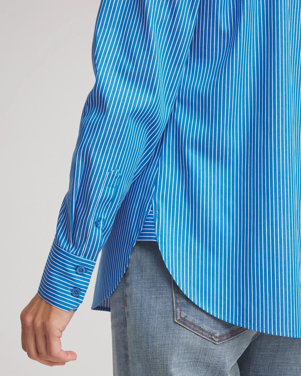 Chico's Smart Buy | No Iron™ Classic Striped Shirt
