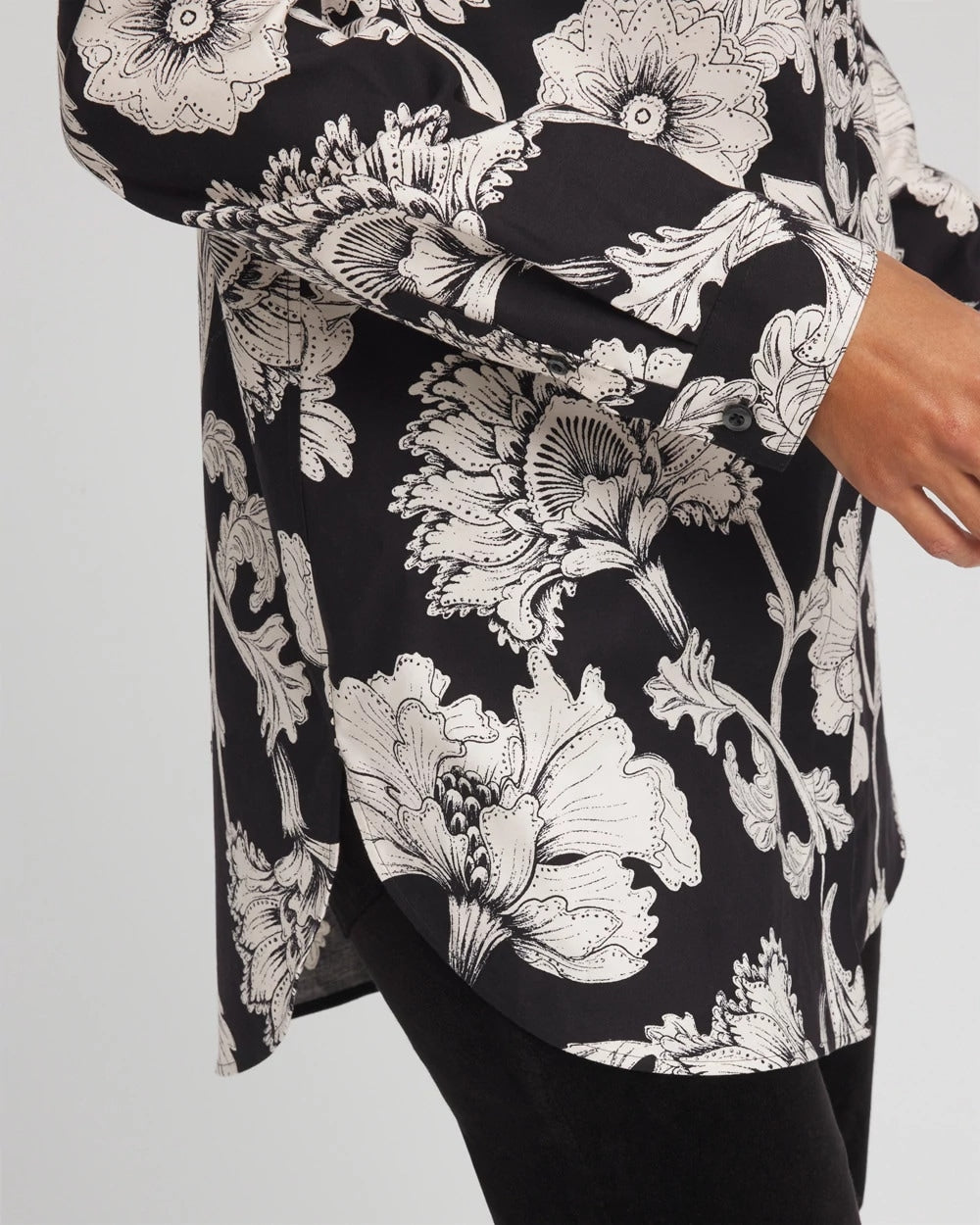 Chico's Customer Favorite | No Iron™ Bryne Bloom Stretch Tunic