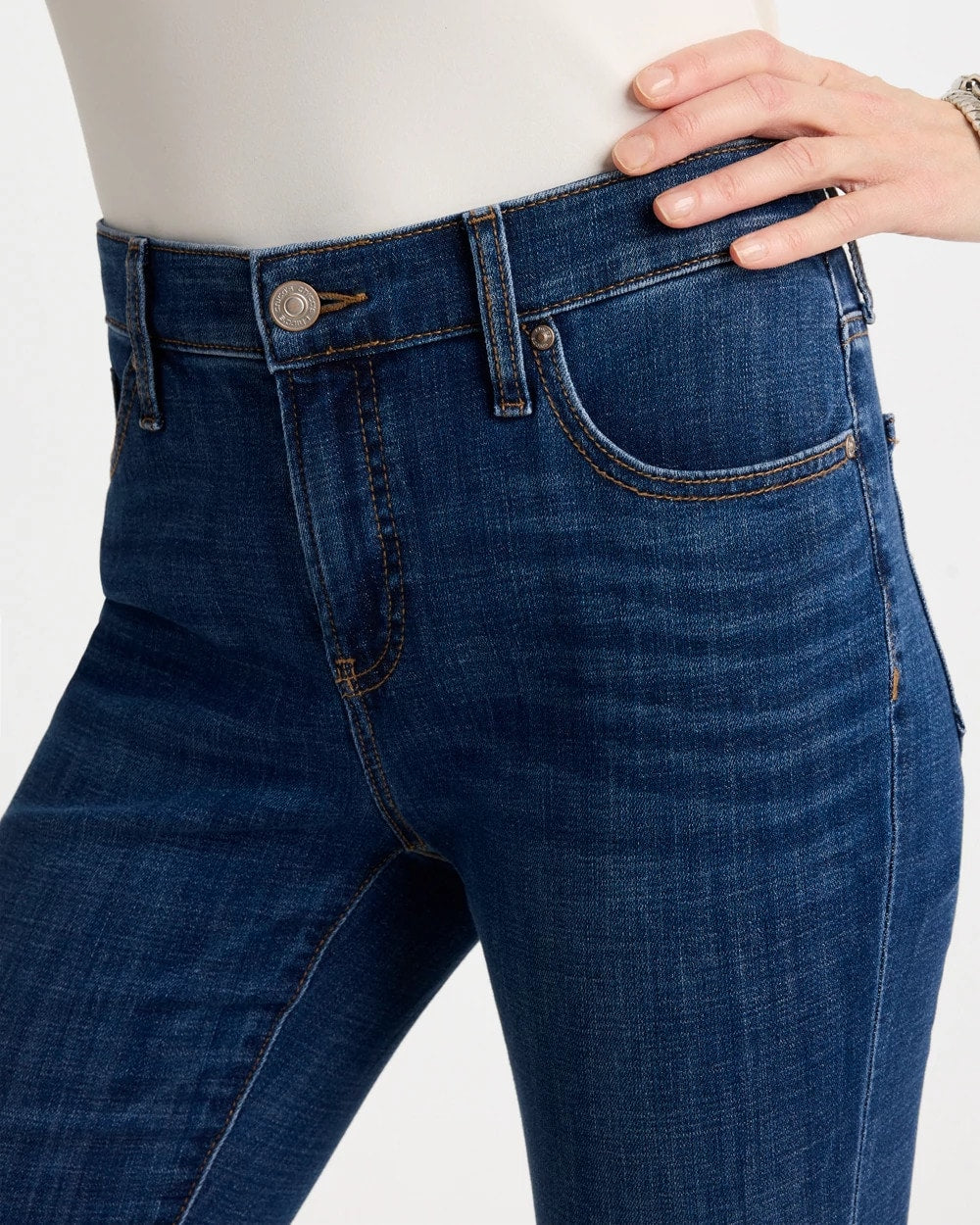 Chico's Recommended | Petite Girlfriend Fray Hem Kick Flares
