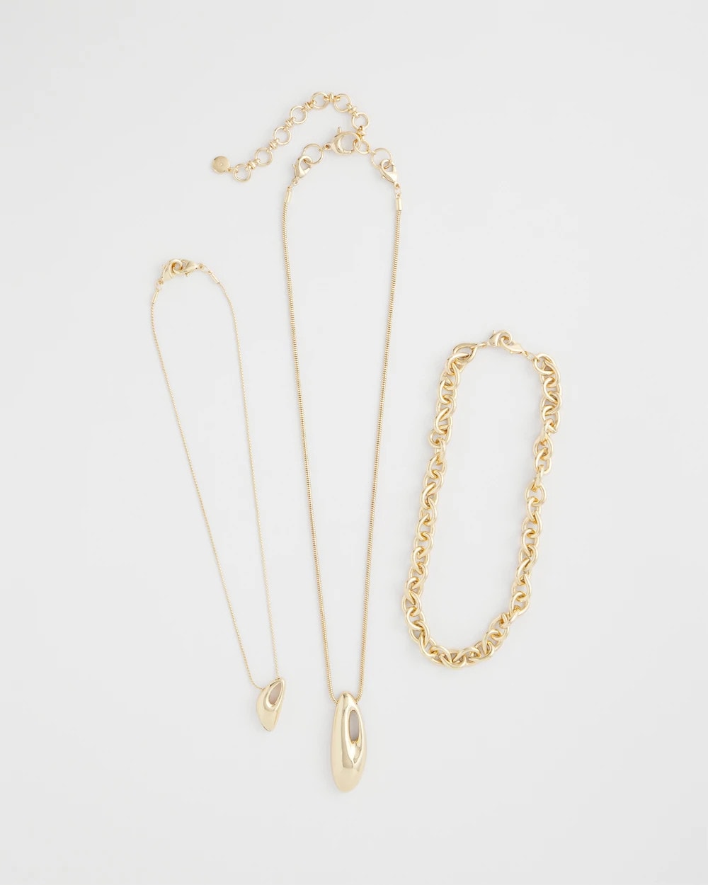 Chico's Quality | Convertible Three-Strand Pendant Necklace