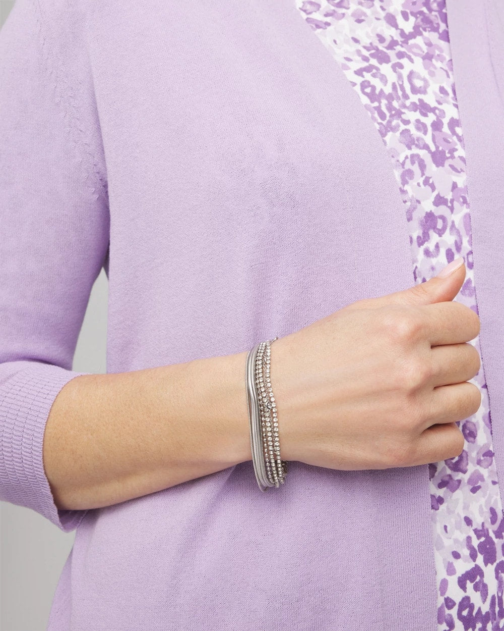 Chico's Sale | Silvertone Multistrand Bracelet