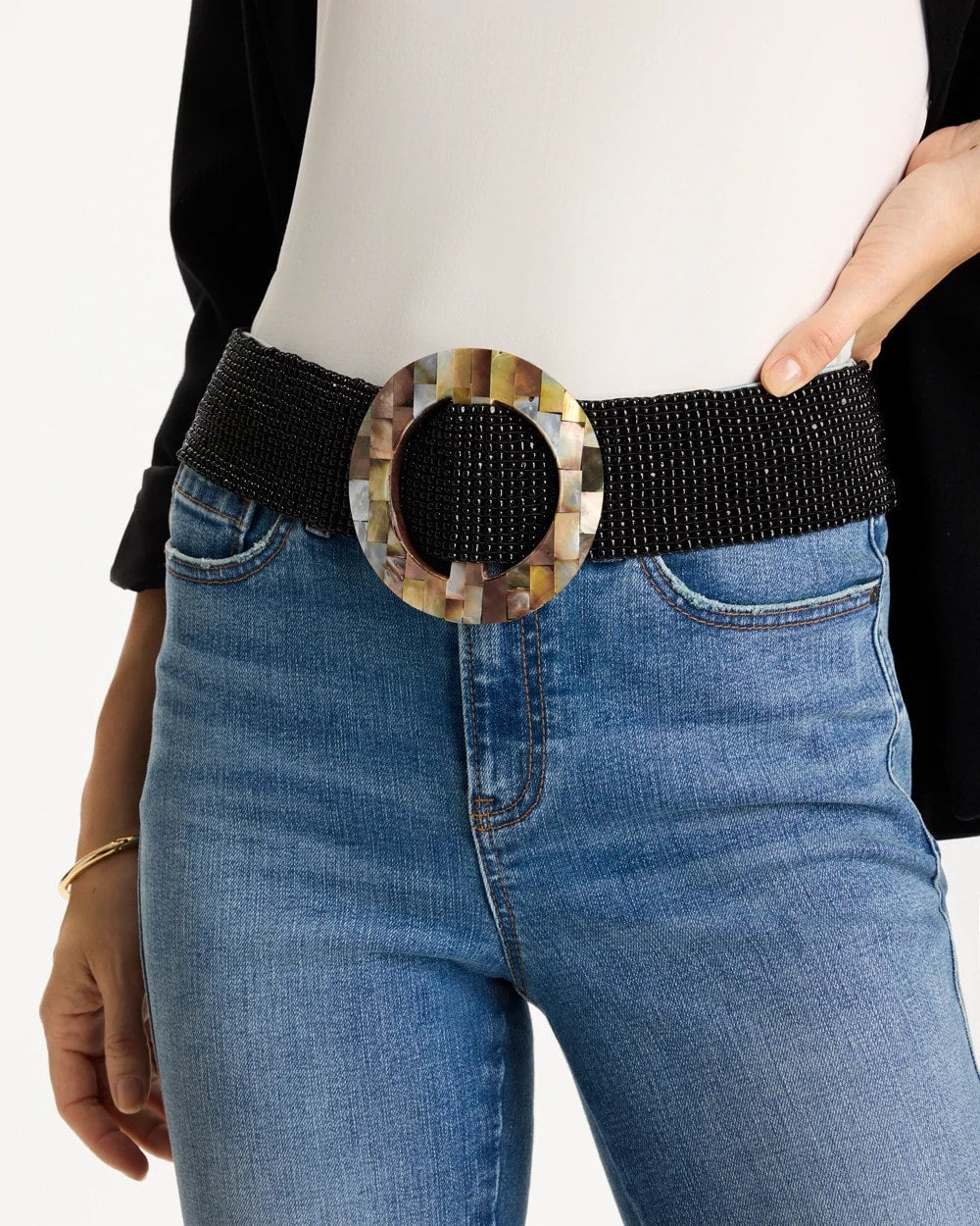 Chico's Discount | Chico's x Romi Oz Stretch Belt