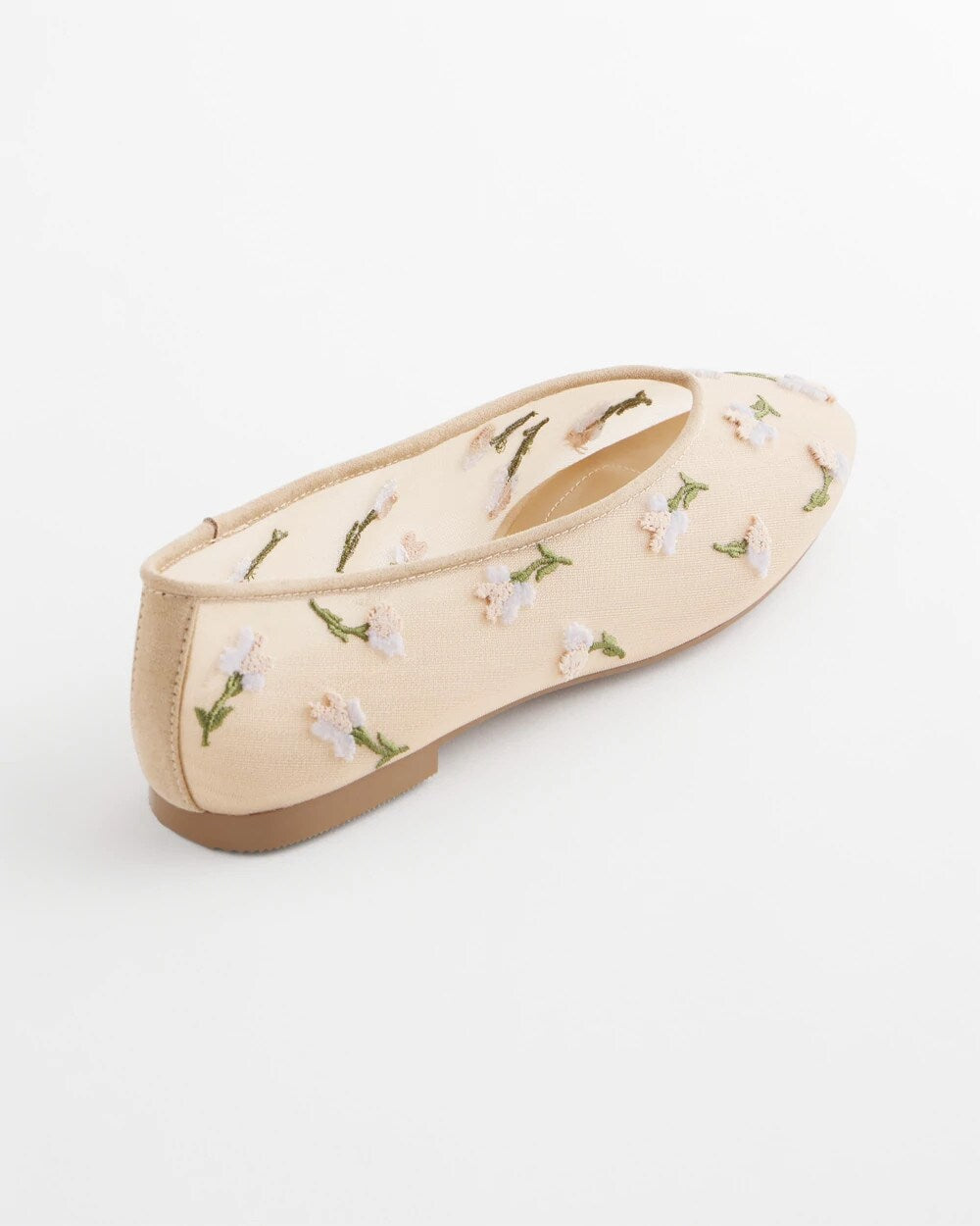 Chico's Trending | Orchid Embroidered Ballet Flats