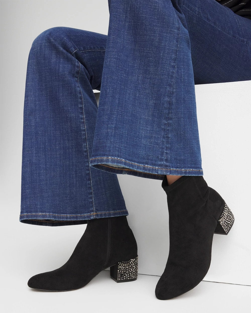 Chico's Customer Favorite | Embellished Destiny Art Deco Boot Heels