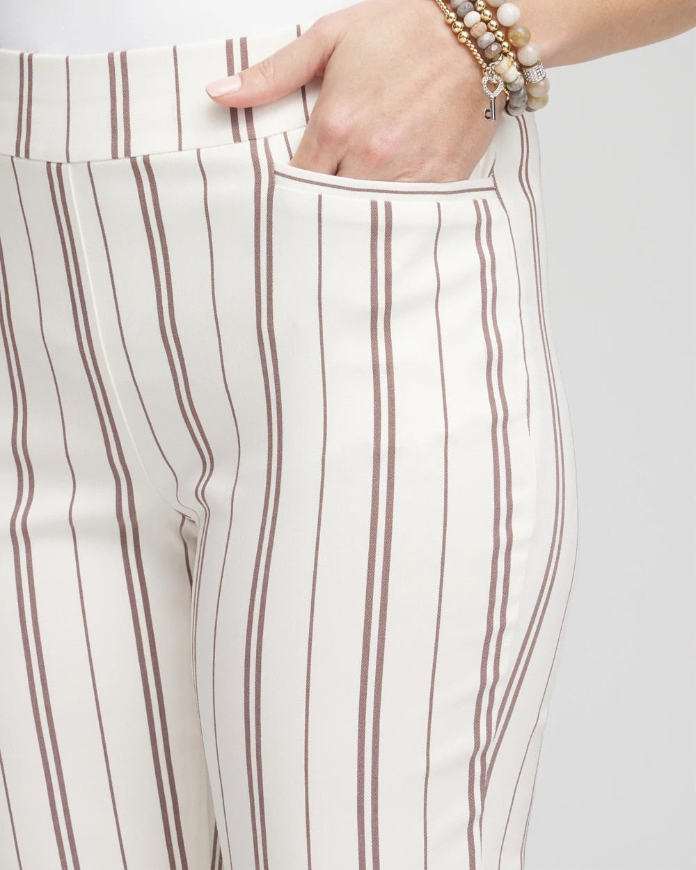 Chico's Special Offer | Petite Brigitte™ Striped Ankle Pants