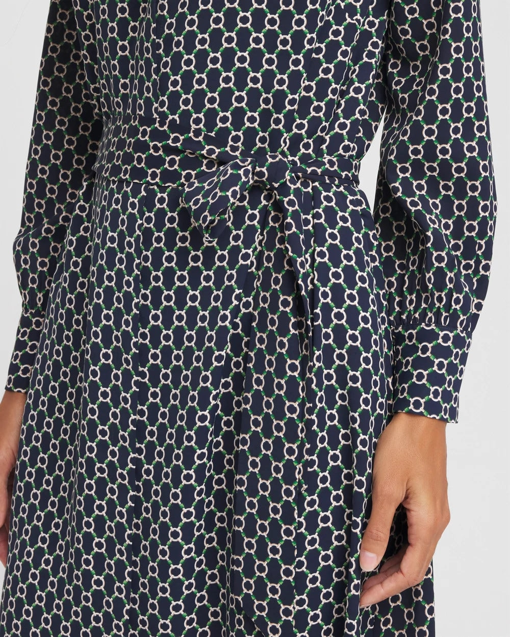 Chico's Signature | Chain Print Maxi Shirtdress