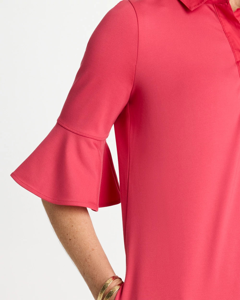 Chico's Smart Buy | Knit Flounce Sleeve Dress