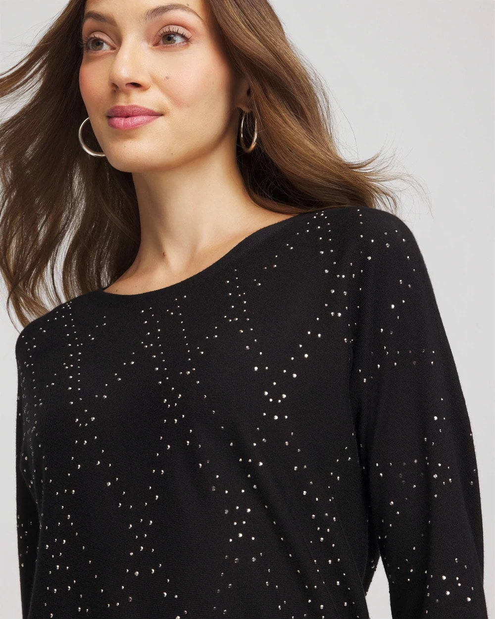 Chico's Customer Favorite | Ella Embellished Dolman Pullover Sweater