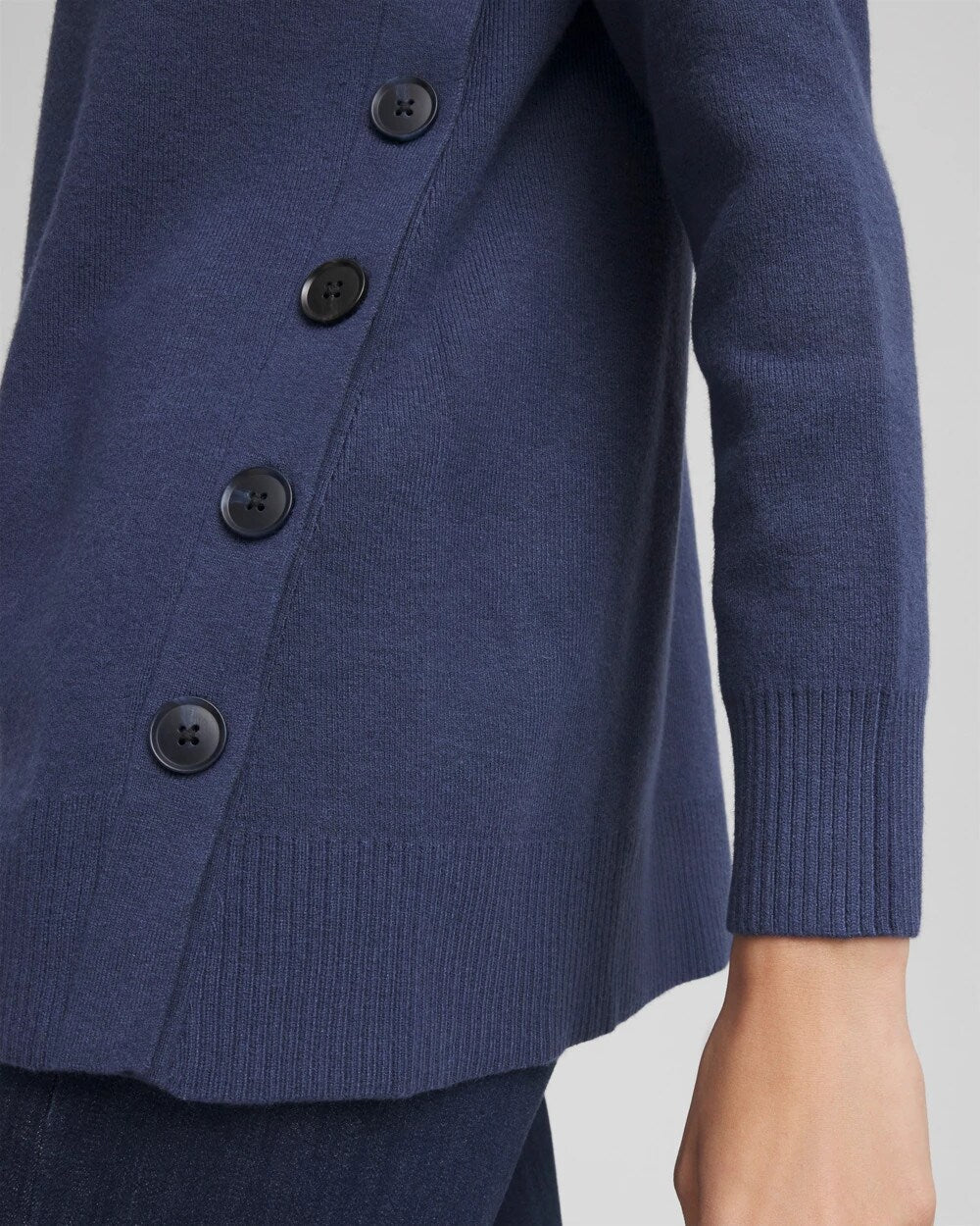 Chico's Essential | Button Tunic Sweater