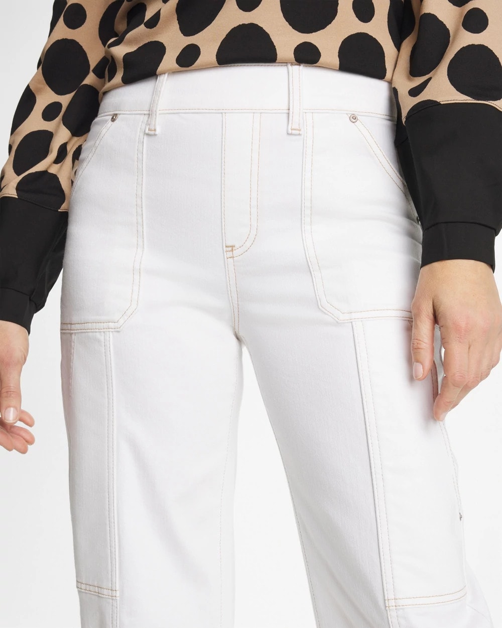 Chico's Special Offer | Utility Wide Pull-On Crop Jeans