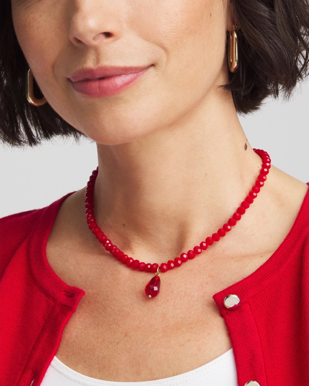 Chico's Value | Convertible Red Necklace