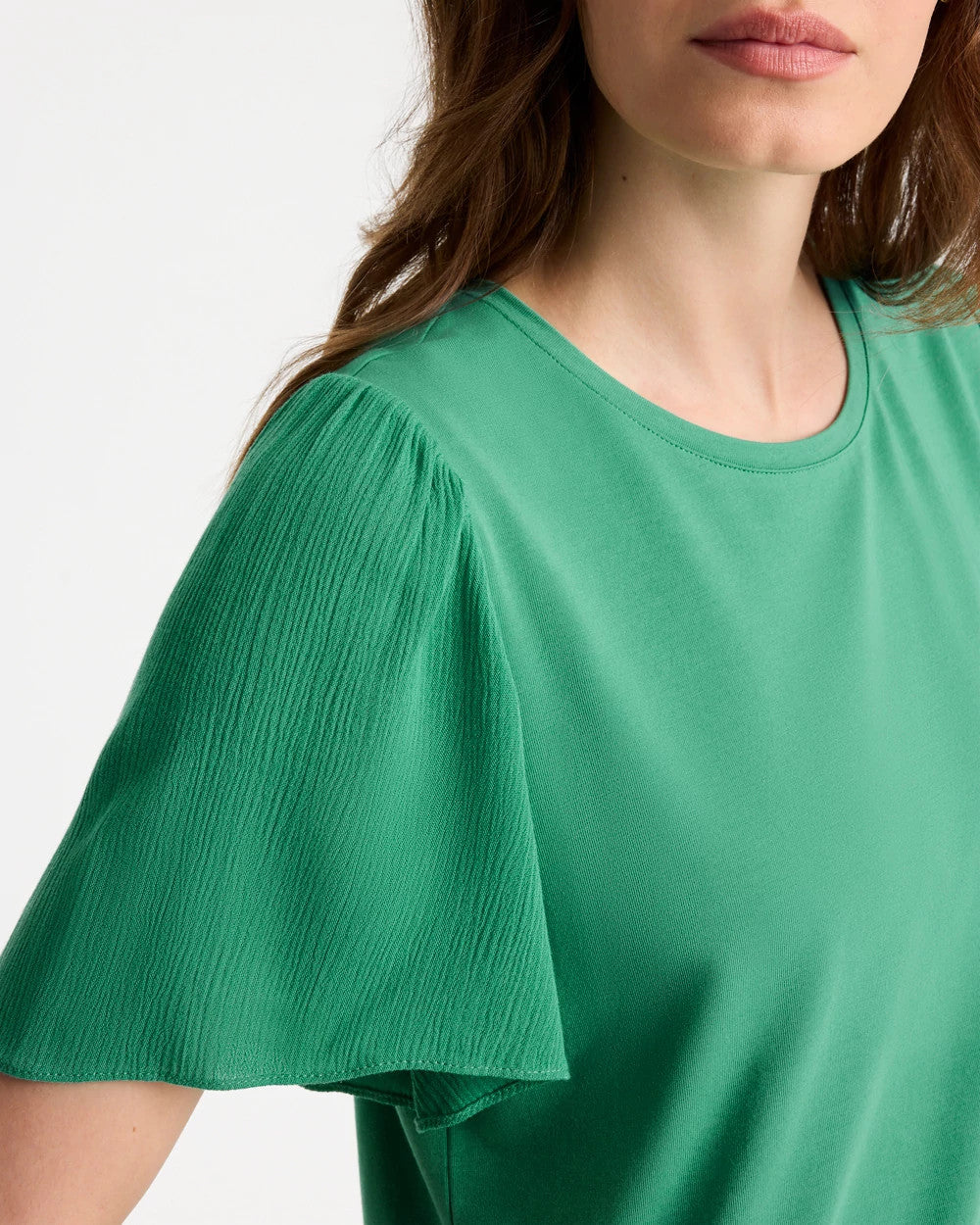 Chico's Special Offer | Gauze Sleeve Soft-Stretch Tee