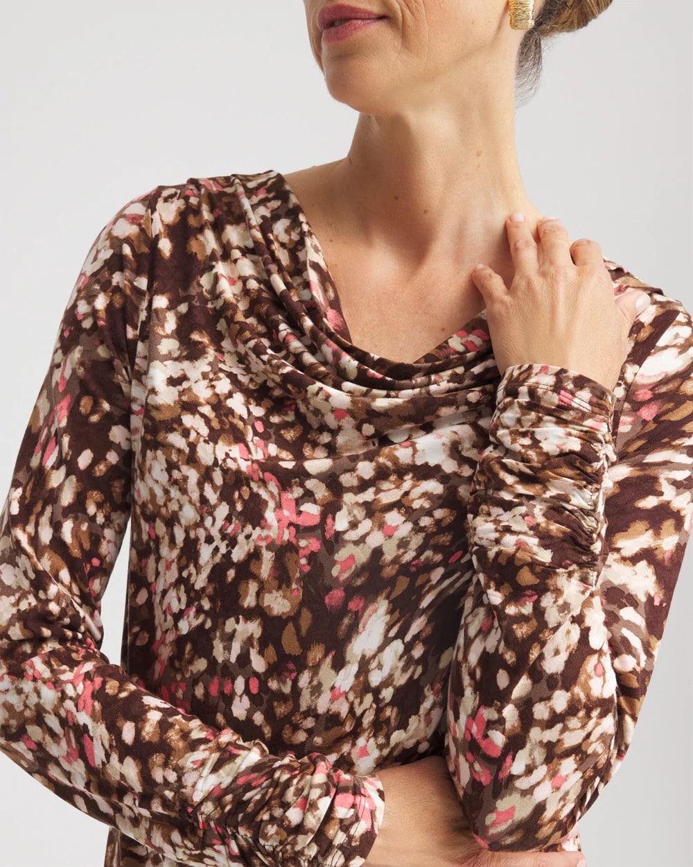 Chico's Sale | Touch of Cool™ Cowlneck Tee