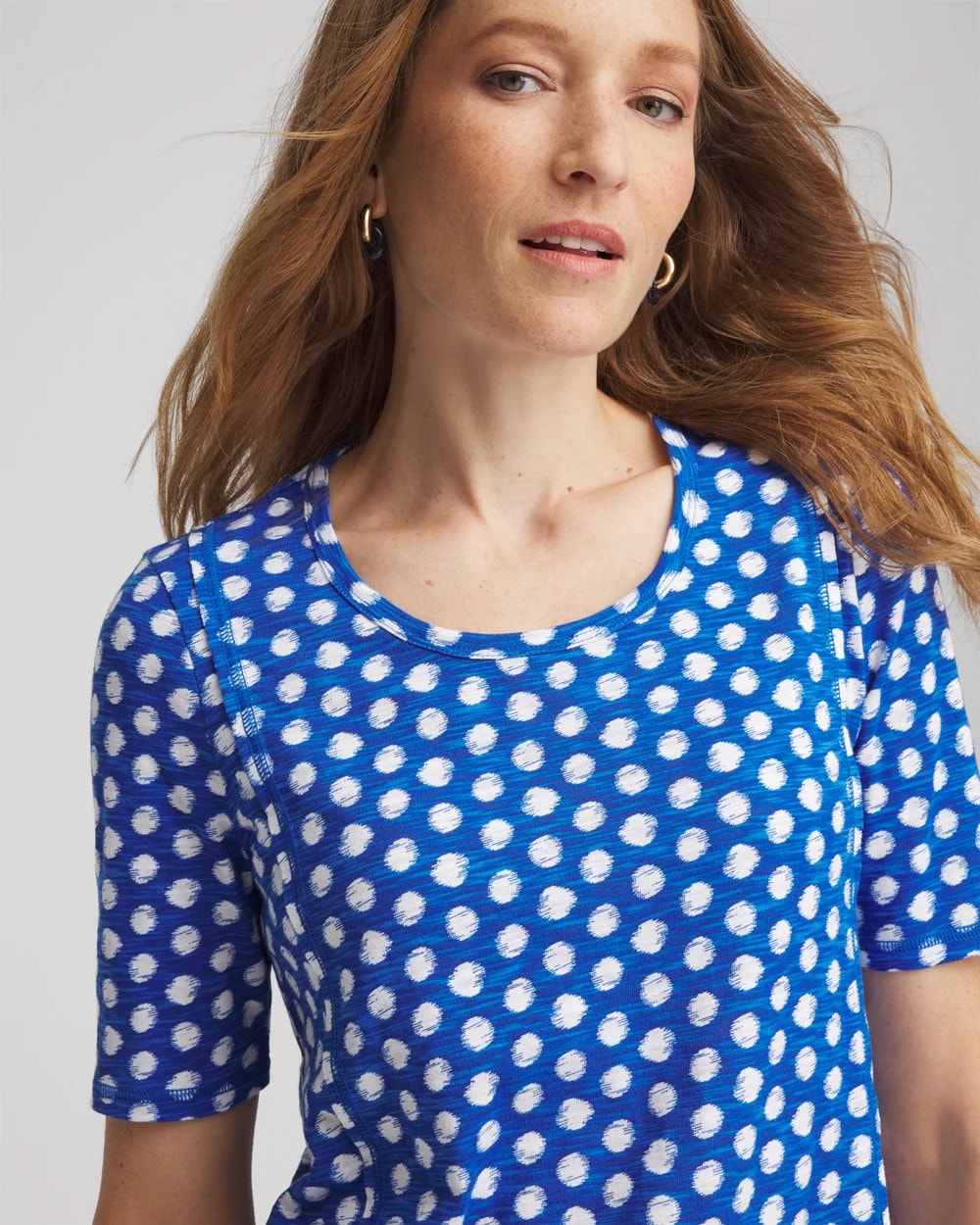 Chico's Special Offer | Printed Slub Short Sleeve Tee