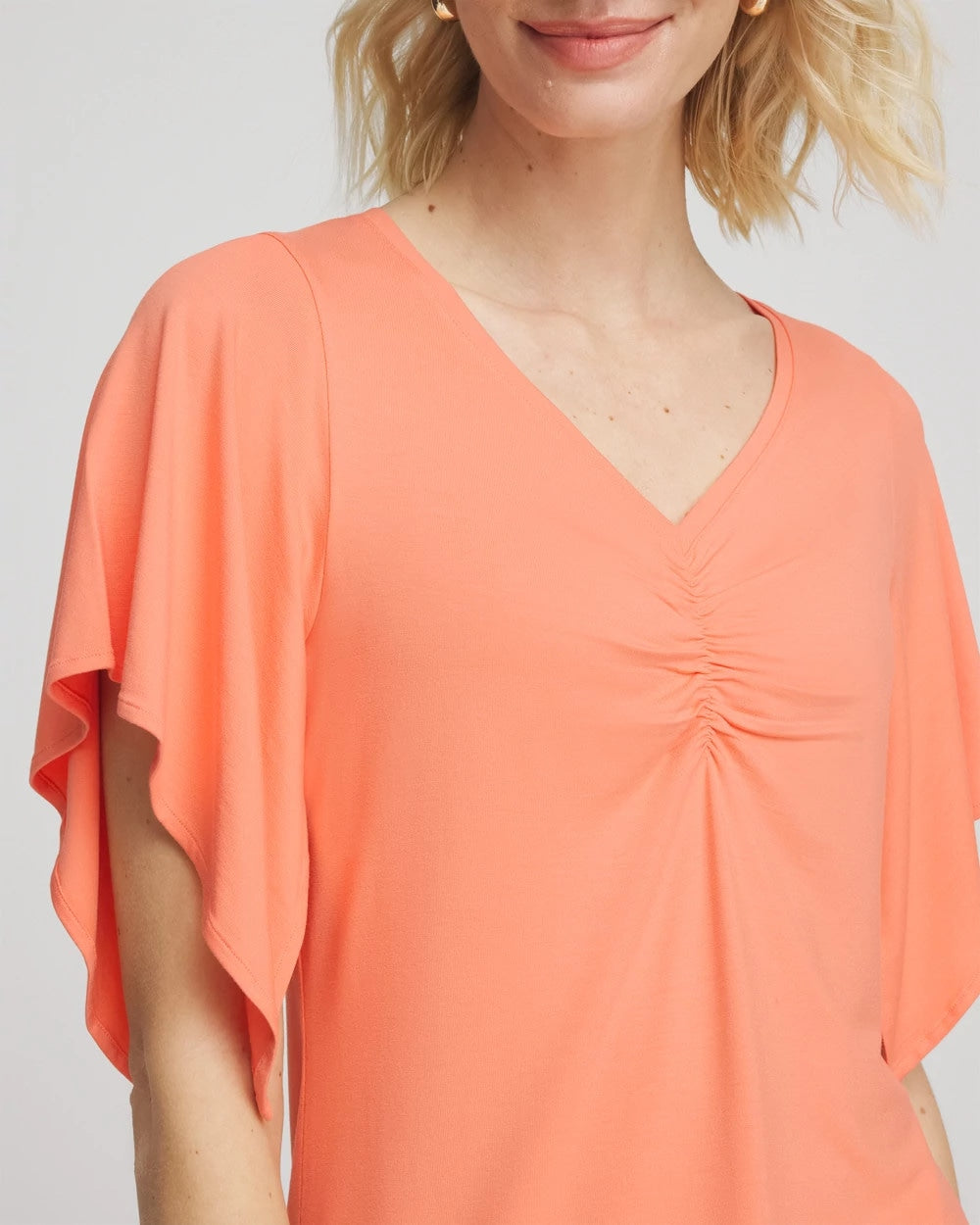 Chico's Value | Touch of Cool™ Handkerchief-Sleeve V-Neck Tee