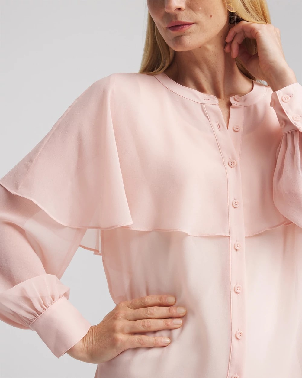 Chico's Great Value | Georgette Cape Blouse