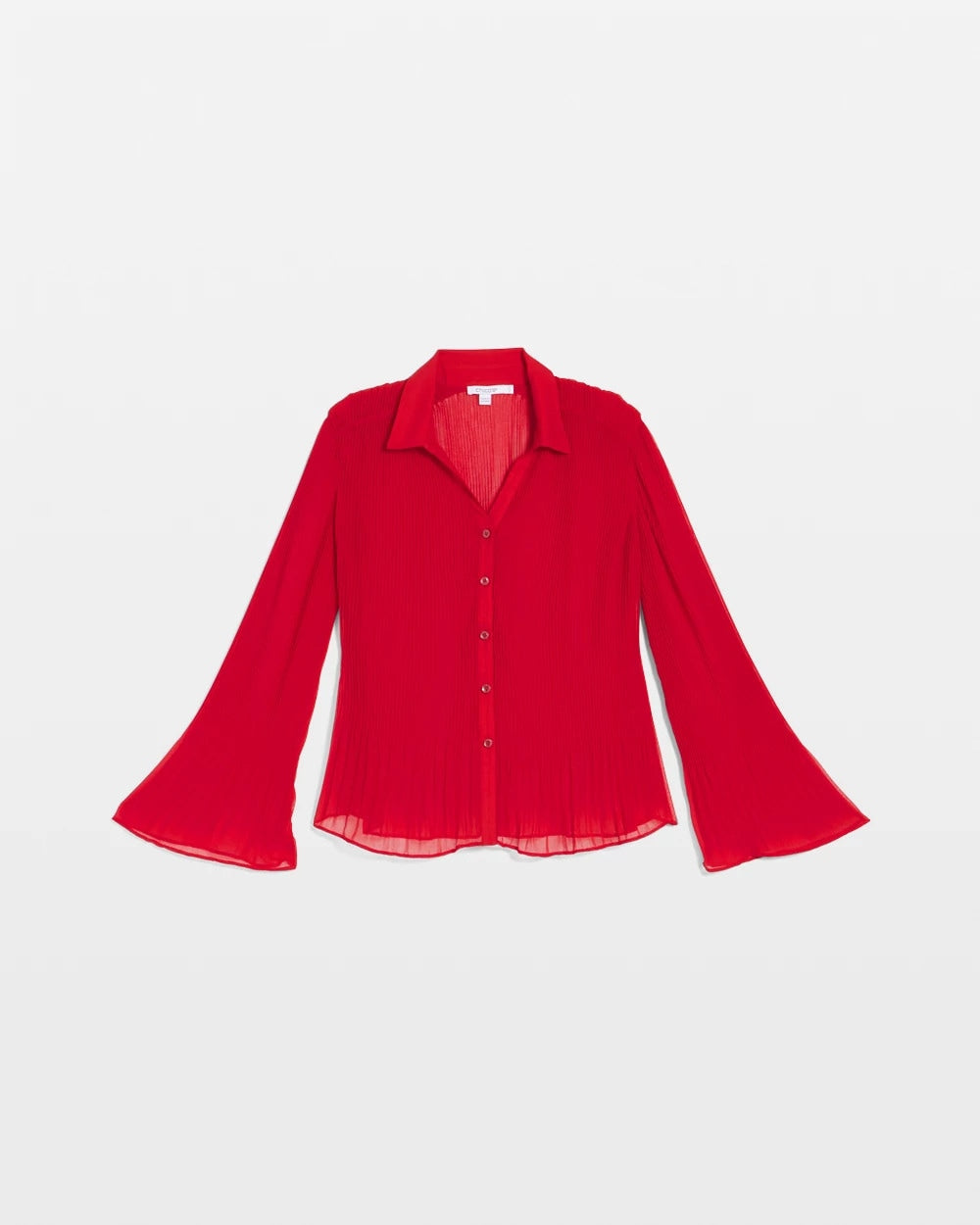 Chico's Best Price | Pleated Georgette Blouse