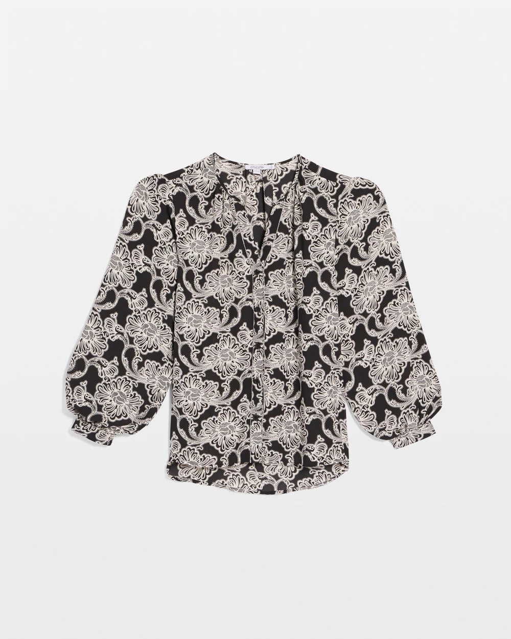 Chico's Latest | Caviar Bead Georgette Blouse