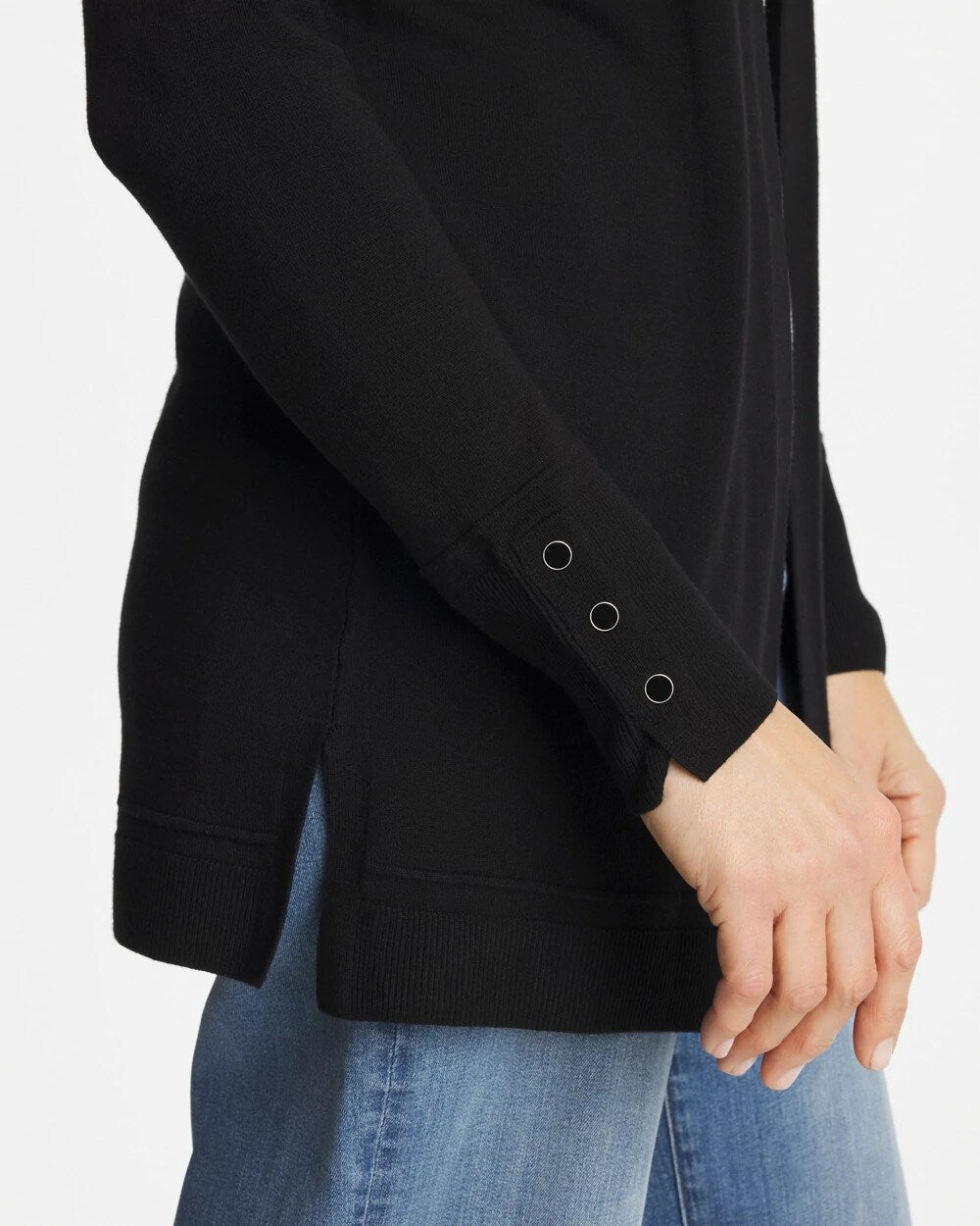 Chico's Exclusive | Ella Ottoman-Trim Cardigan