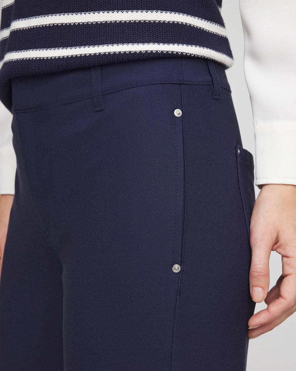 Chico's Top Pick | Cotton Straight Ankle Trousers