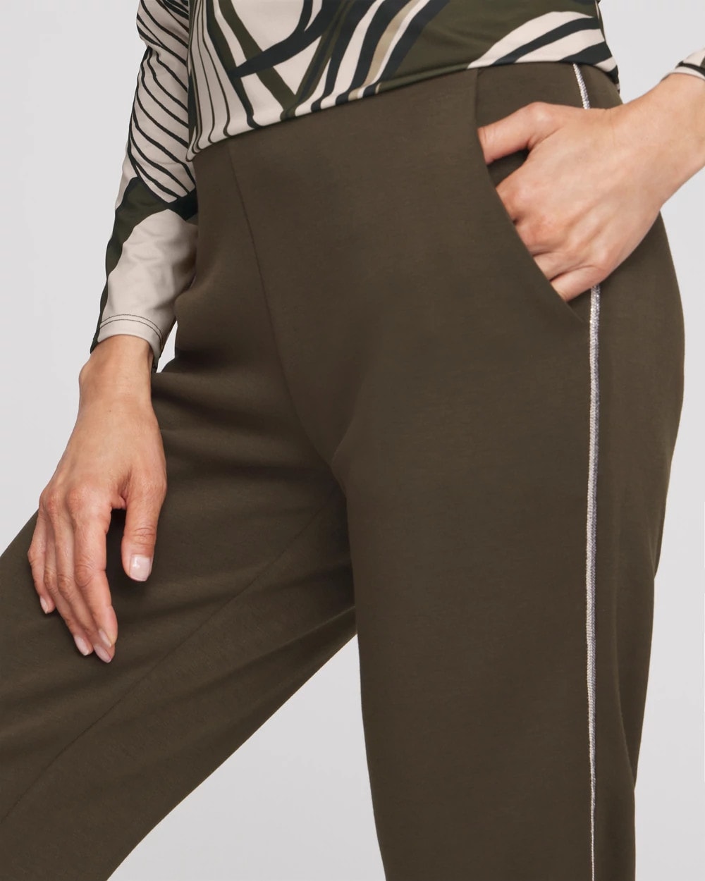 Chico's Trending | Zenergy® Caviar Bead Scuba Ankle Pants