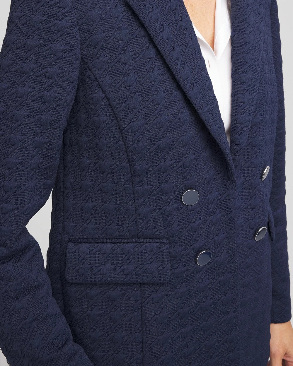 Chico's Essential | Textured Single-Breasted Knit Blazer