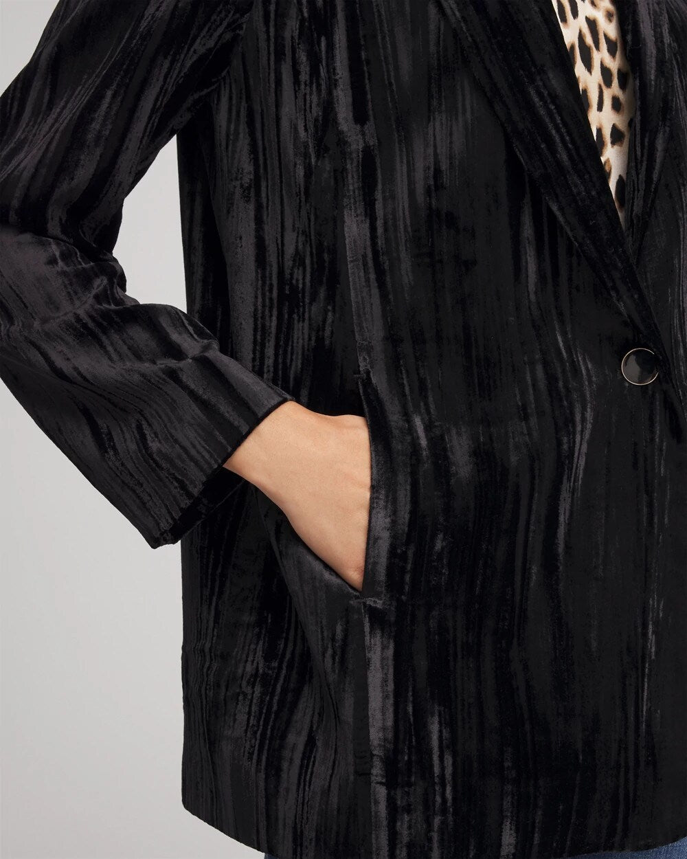 Chico's Best Price | Velvet Shawl Collar Blazer