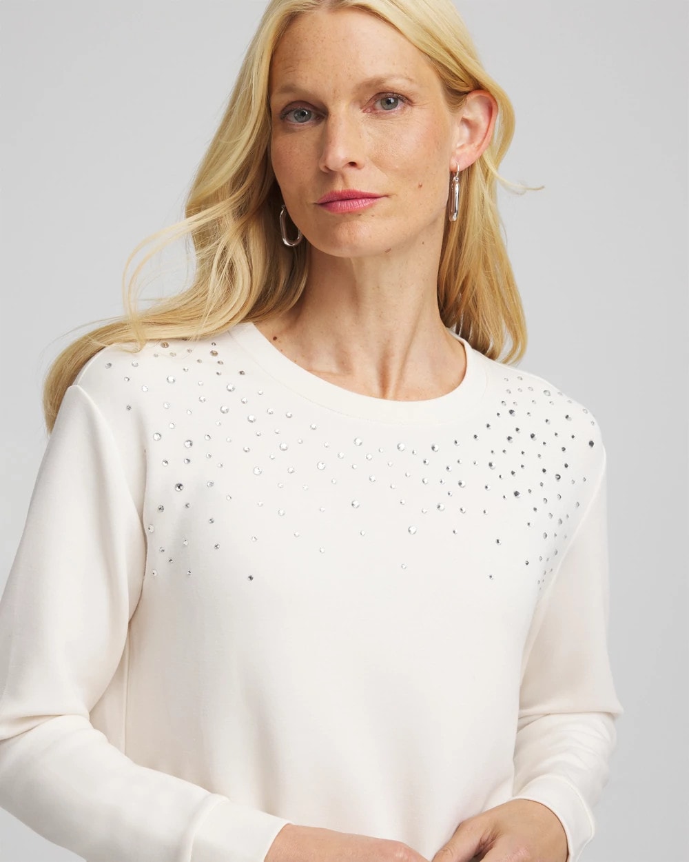 Chico's Recommended | Zenergy® Rhinestone Pullover Top